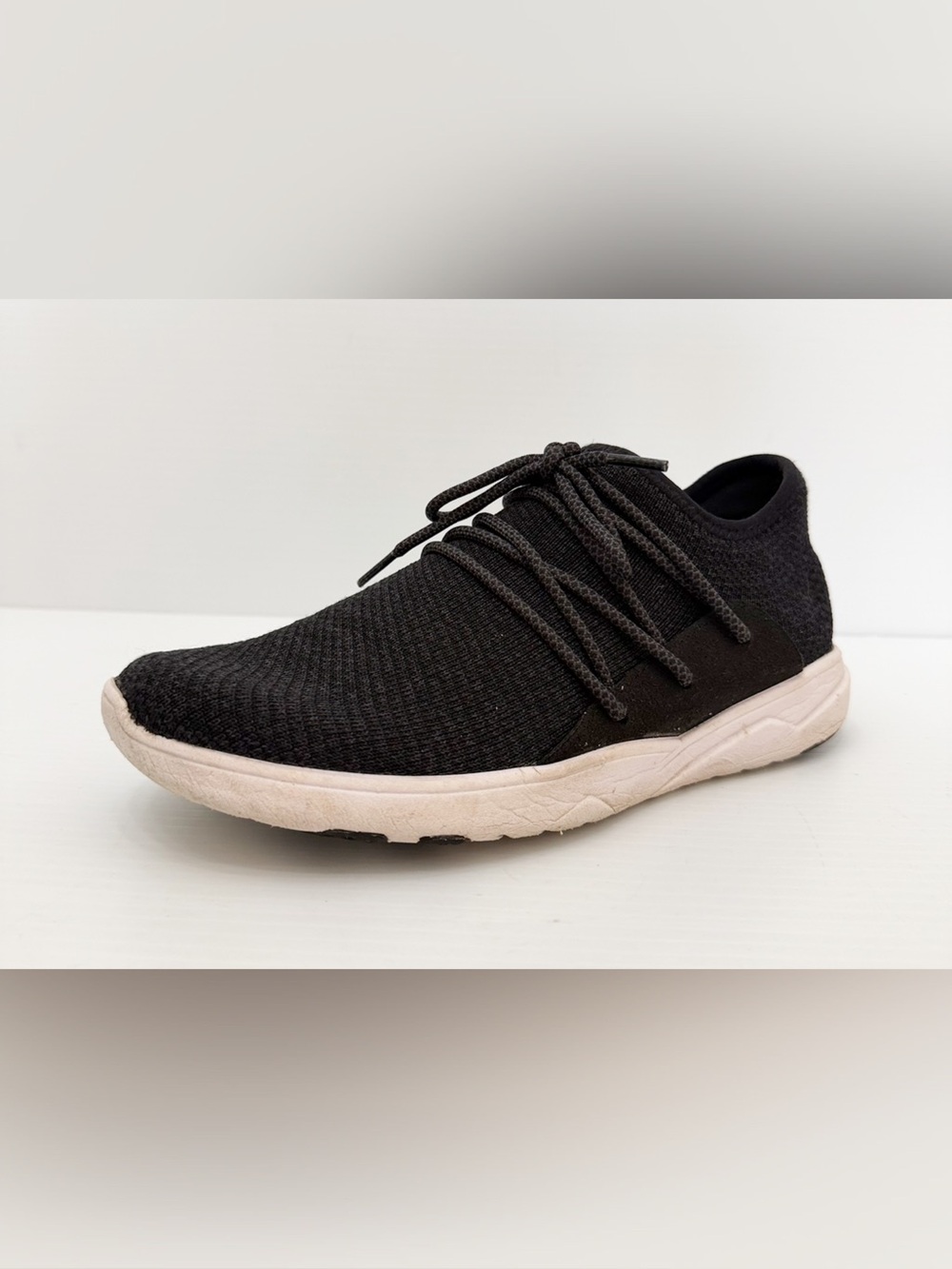 Vessi Cityscape Men's Waterproof Knit Athletic Sneaker - Black - 7